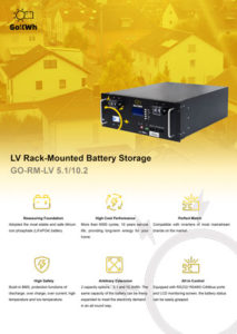 GO-RM-LV 5.1-10.2-GokWh Rack-Mounted Battery Storage Cover