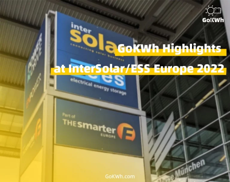 GoKWh Highlights at InterSolar ESS Europe 2022