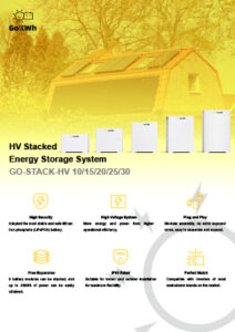GO-STACK-HV_GoKWh HV Stacked Energy Storage System Datasheet Cover