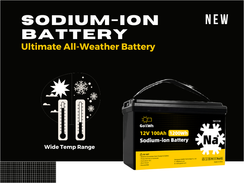 GoKWh 12V 100Ah Sodium-ion Battery
